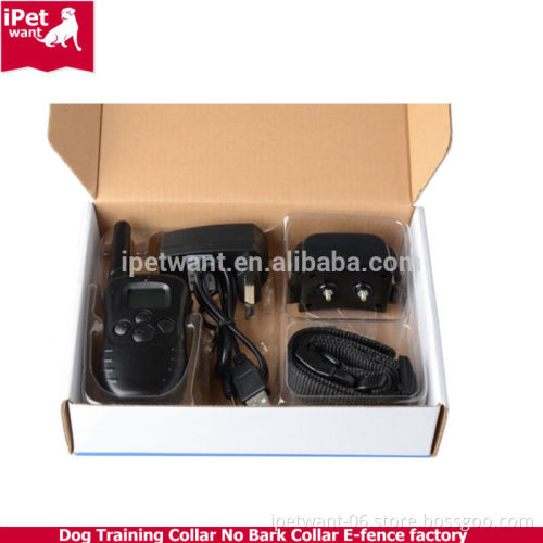 ipetwant M82B Dog Training Shock Collar with remote dog shock collar dog training blue backlight